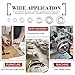 Hilitchi 295-Pcs [#4 - #16] Finishing Cup Countersunk Washer Assortment Set - 304 Stainless Steel