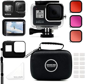 Amazon Com Maxcam Accessories Kit For Gopro Hero 8 Black Bundle