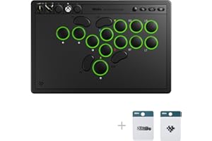 8BitDo All-Button Arcade Controller for Xbox Series X|S, Xbox One & PC – 2.4G Wireless, Low-profile Mechanical Switches, Prog