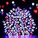 Flacchi Solar String Lights Patriotic String Lights, Red White Blue String Lights Corresponding with Star-Spangled Banner, Holiday Lights for Xmas, Party Decor