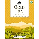 Sanskar Nepal gold tea, Superior Single-Origin Gold-Tipped tea Leaves from Nepal, High-Altitude-Grown Loose Leaf Tea, 50 g/1/7 oz Bag Yields 25 Cups