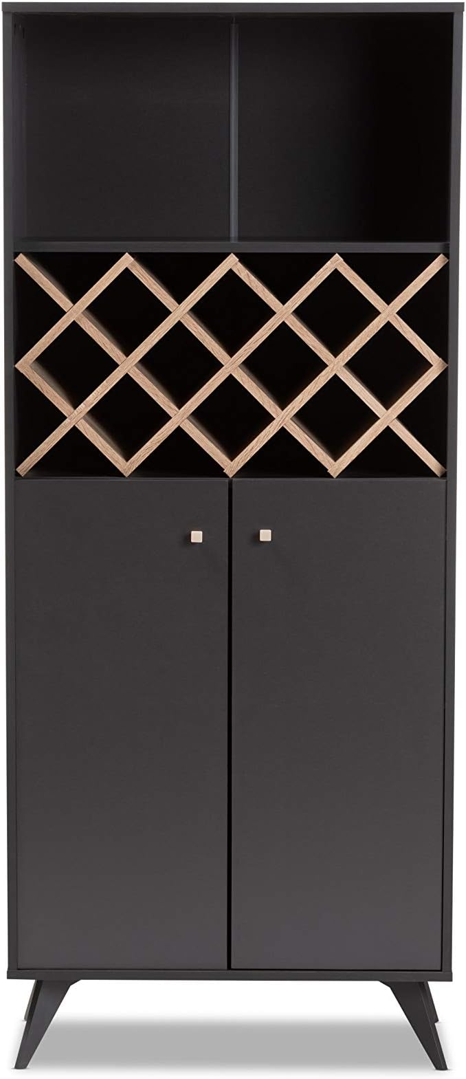 baxton studio shoe cabinet on Amazon Com Baxton Studio Wine Cabinets Dark Gray Furniture Decor