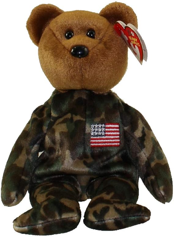 hero beanie baby 2003 value