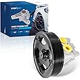 Detroit Axle - Power Steering Pump for Nissan 370Z Infiniti G35 Q70 Q70L QX50 QX70 EX35 EX37 FX35 FX37 G37 M35 M37 Power Steering Pump with Pulley Replacement 21-394