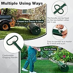 Goplus Lawn Roller, Push/Tow-Behind Lawn Roller, 17