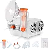 MAYLUCK Portable Compressor Nebulizer, Nebulizer Machine with 1 Set Accessory, Jet Nebulizers Personal Steam Inhaler Cool Mis