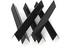 Jakivew 17.5" Flavorizer Bars for Weber Genesis 300 Series – Fits E-310/S-310 (Front-Mounted Controls) – Grill Replacement Parts, 5-Pack, Porcelain-Enameled, Part #7621