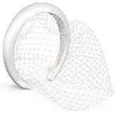 Jennifer Behr Women's Tori Voilette Headband, Cream, White, One Size