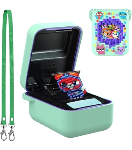 ★★まあ★★ TAMAGOTCHI 42879 Bandai, Gen 1, Candy Swirl with Chain-The