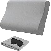 Replacement Pillow Case,Zippered Pillow Cover for Memory Foam Neck Pillow,Soft Cotton Pillow Protector for Neck Cervical Pillow,Latex Pillow