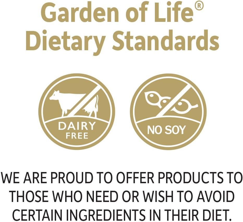 Garden of Life Dr. Formulated Organic Fiber Supplement - Unflavored, 32 Servings, Organic Prebiotic Fiber Supplement, Psyllium Free, Vegan Superfood Fiber Powder, Constipation Relief, Hunger Control: Health & Personal Care