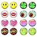 Designer Pack Assorted Color Lot Cute Cartoon Round Stud Earrings, Hypoallergenic Nickel-free Lead-free