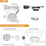 Vlio Under Cabinet Light Kit LED Puck Lights 15W 1500LM Cool White Six Pack view 2