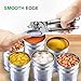 Can Opener, YIBAI Stainless Steel Manual Can Opener With 2 Spare Blades, 18/8 Food-Grade, Carbon-Steel Blade, Tin Can/Bottle/Can Opener, for Kitchen, Restaurant, Camping.