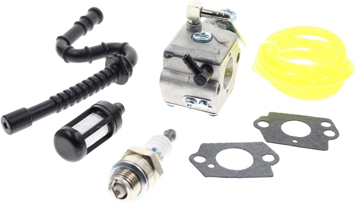 Carbhub Carburetor for Stihl 028 028AV 028 SUPER Walbro WT-16B Tillotson HU-40 with Fuel Line: Automotive