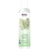 NOW Solutions, Organic Vegetable Glycerin Oil, 100% Pure, Softening and Moistrizing Multi-Purpose Skin Care, 8-Ounce