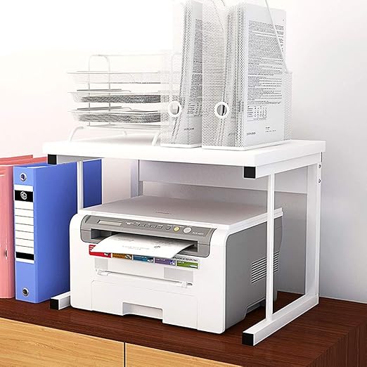 Office Supplies Estante de Fax de Impresora de Oficina de 2 Capas ...
