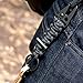 Bomber and Company Paracord Carabiner Survival Keychain Lanyard - Military Grade Type III 7 Strand 550 Lb Test Cord - Premium Survival Keychain Outdoor Gear - Green