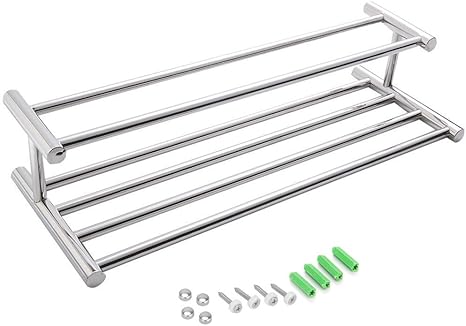 joyliveCY Montado en la pared de acero inoxidable baño ...