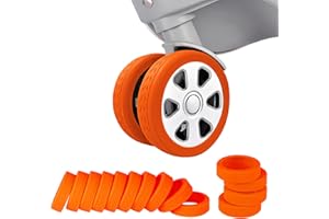 Ridegeek Luggage Wheel Covers for Suitcase,14 Pack Luggage Wheel Protector Covers for most 8-spinner Wheels Carry on Luggage