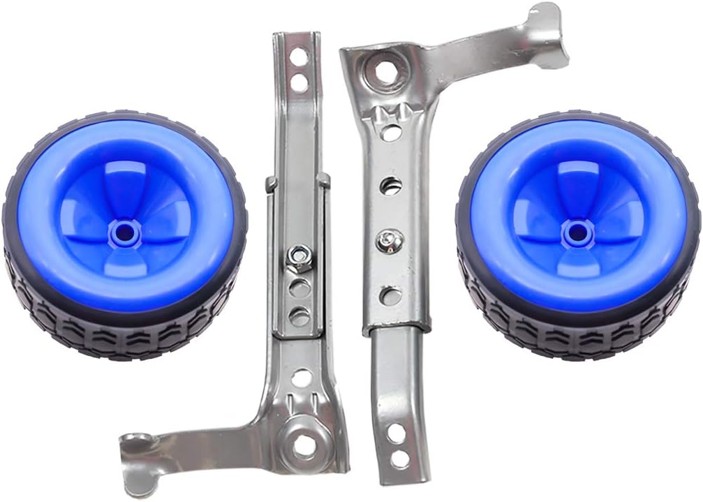 MOSHAY Roll Over Image to Zoom in Bicycle Training Wheels Fits 16 18 20 22 24 inch Kids Variable Bike (blue) - Image 4