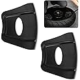 2PCS Rim Protector for Car Wheels,Double Convex Rib Non-Slip Edge Rim Protector Rim Guards for Car Rims,Universal Tire Removal Tool Fits Cars Motocycles Trucks SUVs Bikes (Black)