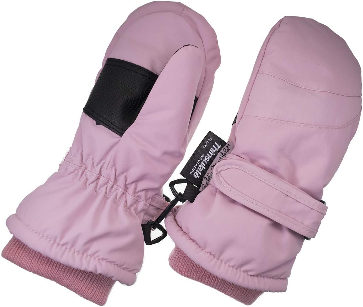 Children Toddlers Infant and Baby Mittens - Thinsulate Winter Waterproof Gloves