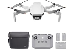 DJI Mini 2 Fly More Combo – Ultralight Foldable Drone, 3-Axis Gimbal with 4K Camera, 12MP Photos, 31 Mins Flight Time, OcuSync 2.0 10km HD Video Transmission, QuickShots, Gray (CP.MA.00000306.01)