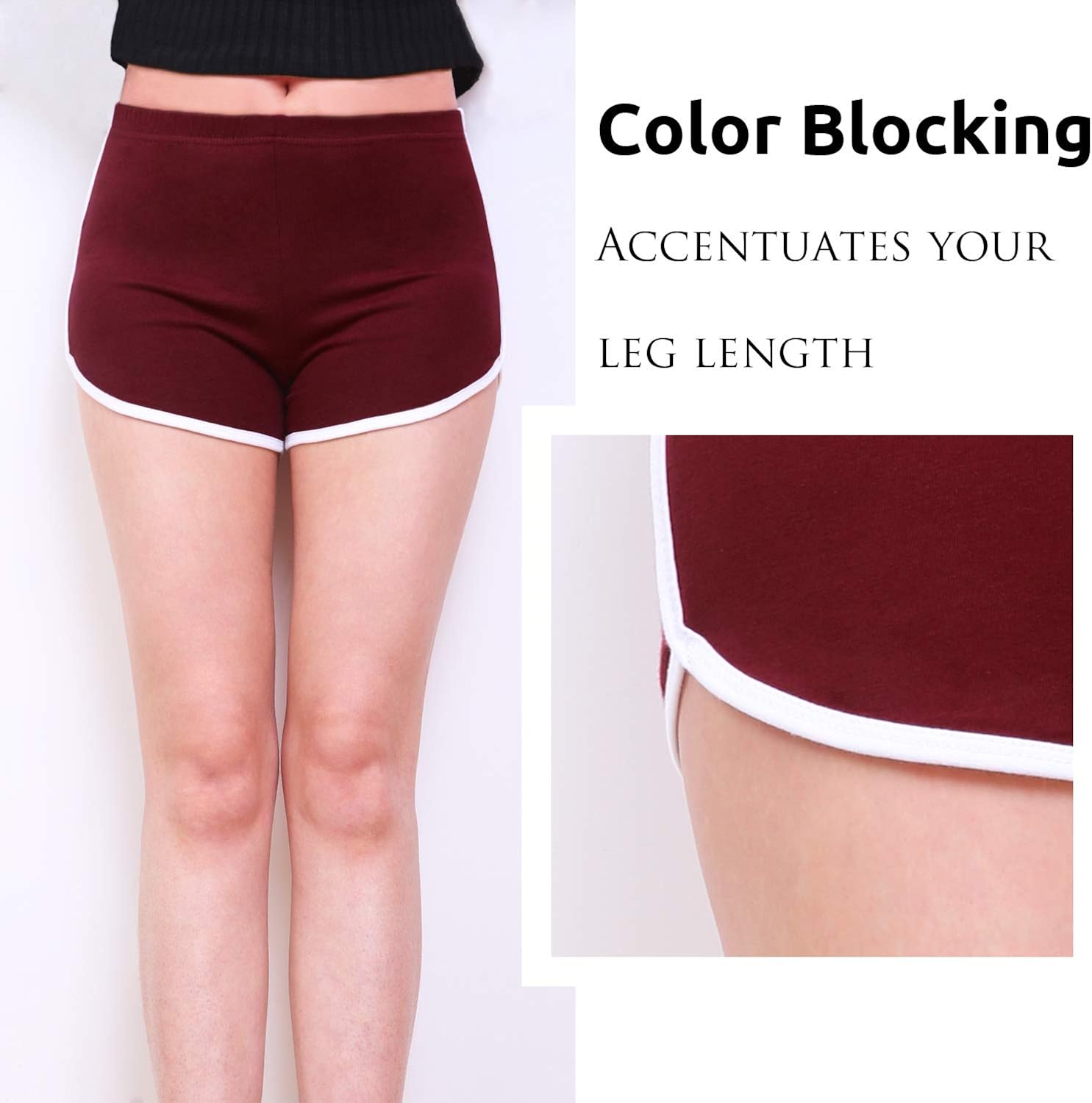 URATOT 2 Pack Yoga Short Pants Summer Running Athletic Shorts Women Dance Gym Workout Elastic Waist Shorts at  Women’s Clothing store
