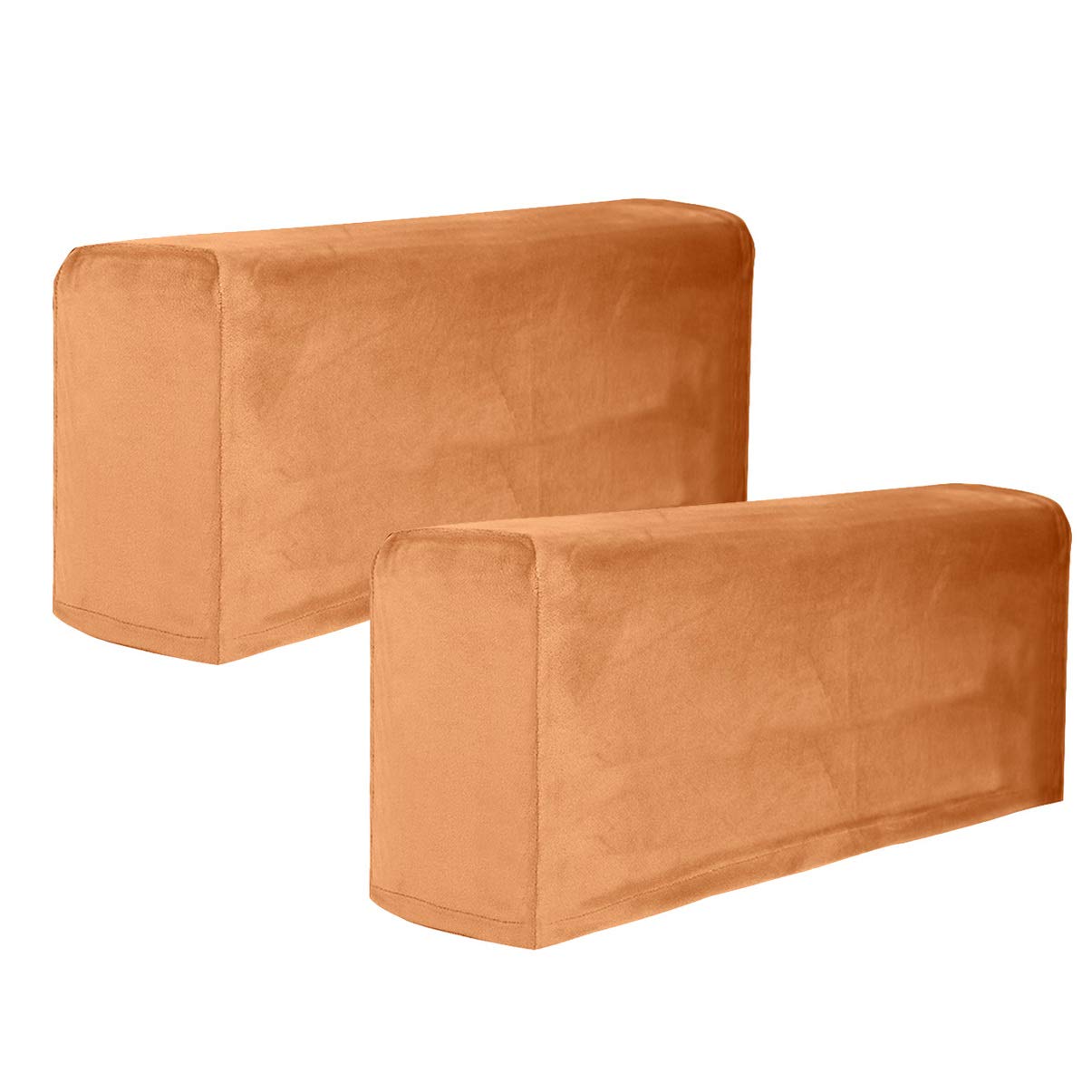 LIOOBO 2Pcs Couch Sofa Armrest Covers Stretch Sofa Slipcover Furniture Protector Armchair Armrest Protective Cover Sleeve for Recliner Sofa Beige