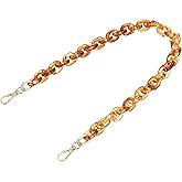 PATIKIL Acrylic Purse Strap, Acrylic Chain Purse Strap Replacement Luxury Handbag Chain Handle Straps