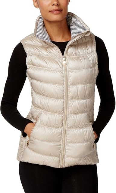 calvin klein pink puffer vest