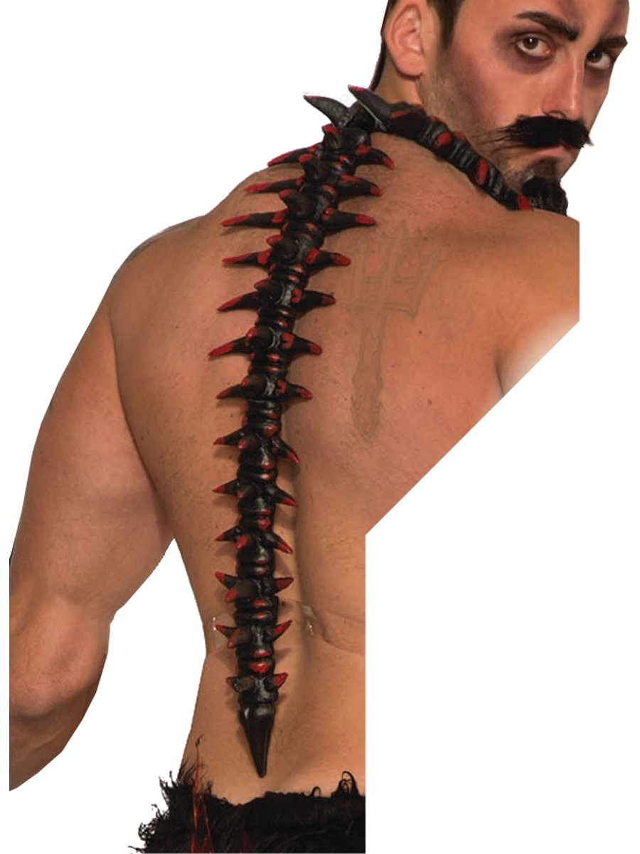 Photo 1 of Unisex-Adults Demon Spine W/Collar, Red/Black, Standard