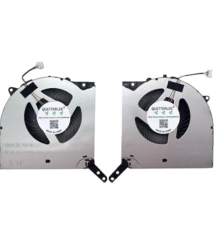 VoltaGuru Ventilador de refrigeración CPU GPU Set compatible para Lenovo Legion 5 15ARH7, 15IAH7, Pro 16ITH6, NP: DFS5L32G164860, DFS5L32G064860, DFS5K22115371G, DFS5K2230528383A, BAPA0000909R5HY002