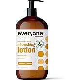 Everyone 2-in-1 Lotion for Hands/Body, 32 ounce (Pack of 1) Coconut and Lemon made with Essential Oils for Men and Women
