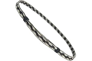 Gamboa 100% Natural Horsehair Hat Bands for Cowboy and Panama Hats for Men and Women Western Hat Bands