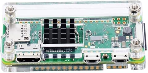 FHJZXDGHNXFGH Pi Zero Case Raspberry Pi Zero 4 In Kit Estuche de acrílico para Raspberry Pi Zero W y Pi Zero 1.3 (acrílico Transparente)