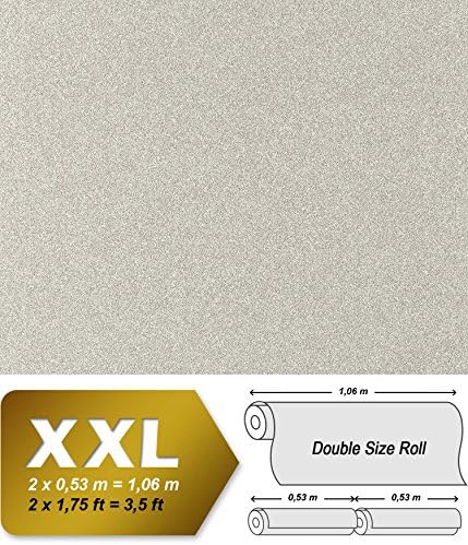 Non-woven wallpaper wall XXL EDEM 998-34 granite mosaic plaster natural stone chips effect light grey 10,65 sqm (114 sq ft)