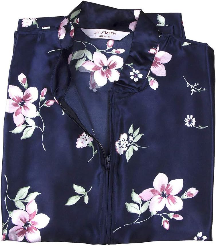 Women's Kaftan Satin Gown, Casual Evening Wear, Half-Sleeve Nightgown Sleepwear.
