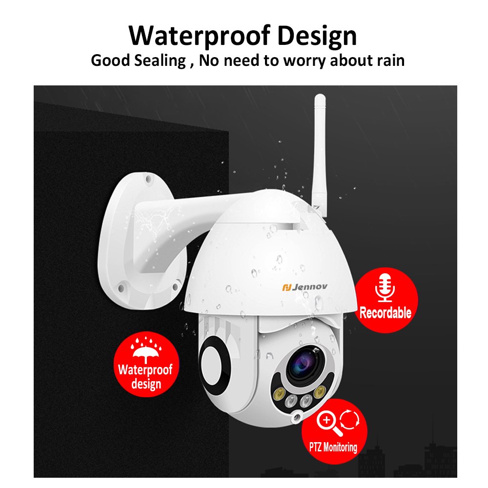 Black Friday Jennov Wireless Security IP Camera HD 1080P Wireless WiFi
