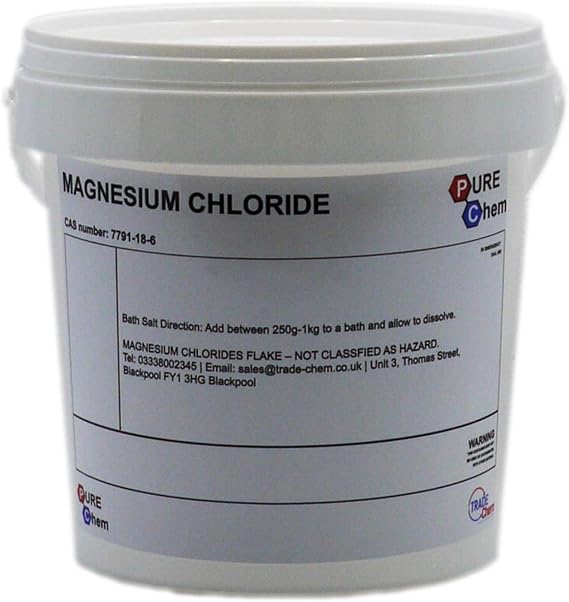 Magnesium Chloride Flakes Dead Sea Salts 100 Pure Bath Soak (8KG
