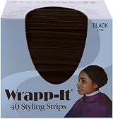 Graham waitFOR Wrapp-It Black Styling Strips 40 Pieces Hair Care view 2