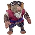 Mattel Teenage Mutant Ninja Turtles: Mutant Mayhem Sensei Splinter Plush Toy, 8 Inch Soft Doll of TMNT Movie Character Sensei Splinter