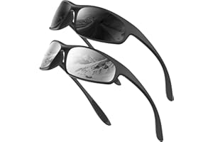 KALIYADI Mens-Sunglasses Polarized Sunglasses-Men Sports: Sport Sun Glasses for Running Cycling Fishing with UV Protection