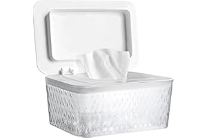 AWGOU Wet Baby Wipes Dispenser - Large Capacity Wipe Holder Seal-Designed Dust-Proof Wet Wipes Container Keep Diaper Wipes Fresh