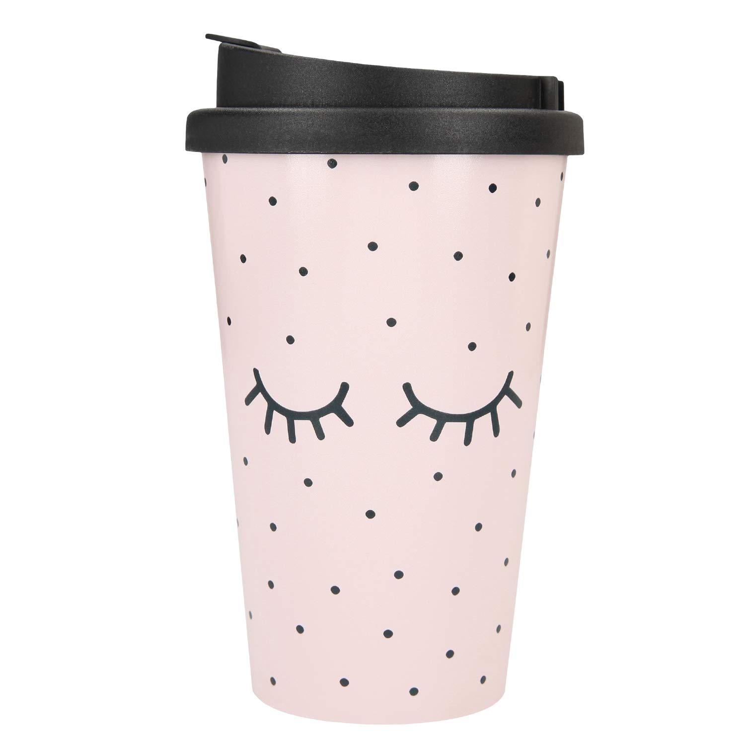 Depesche 2180.037 to-Go Mug 350 ml Closed Eyes