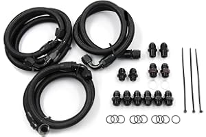 TEMPSNOW Transmission Cooler Lines Replacement for 01-05 Chevy/GMC 6.6L Duramax Diesel LLY LB7 Transmission Cooler Lines