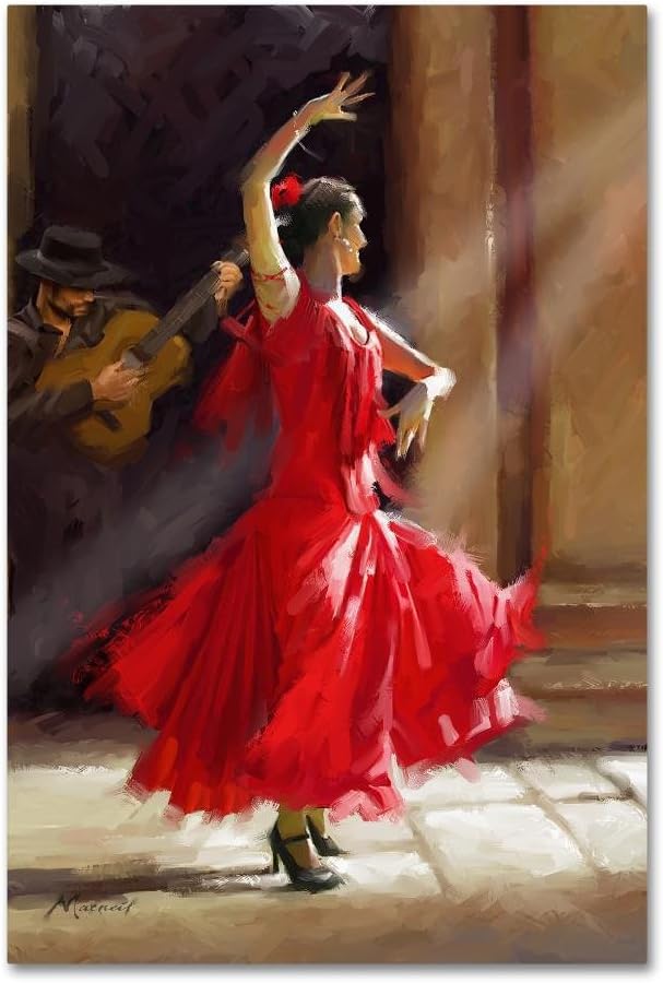 Trademark Fine ArtFlamenco by The Macneil Studio, 12x19-Inch-Inch
