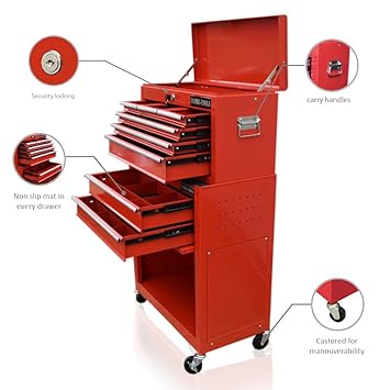 Us Pro Tools Red Affordable Tool Chest Box Tool With Drawer