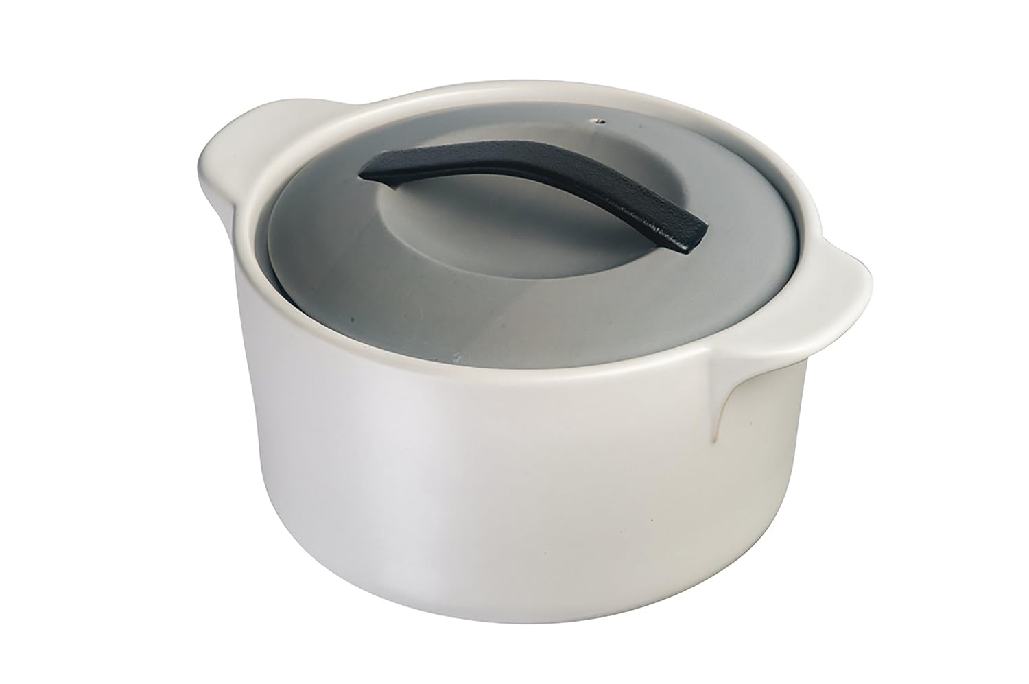 OGO LIVING 7931022 Olla 3L Blanca con Tapa Gris (gres, Roble ...